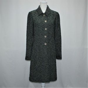 St John NWT Button Down Long Blazer/Jacket Size 12